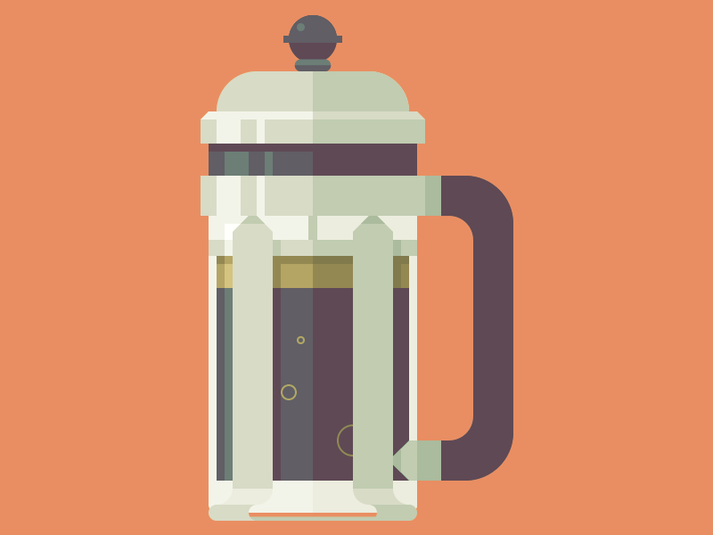 coffee animation from Justin Mezzell on Dribbble