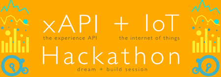 'xAPI + IoT hackathon logo'